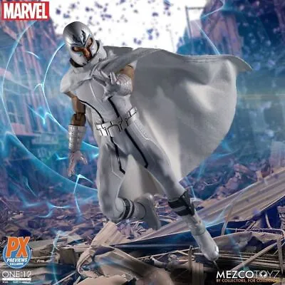 In Stock Mezco Toyz X-Men White Magneto PX Previews Exclusive 1/12 Action Figure • £155.99