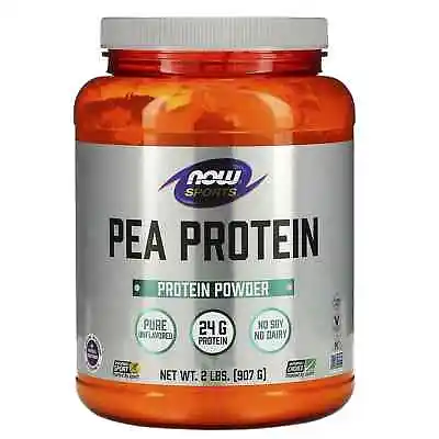 Now Foods Sports PEA PROTEIN Powder 2 Lbs (27 Serv) - Vegan Natural Unflavored • $25.95