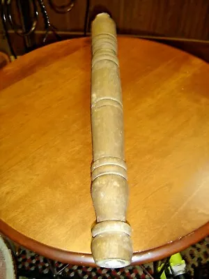 Salvage  Oak Turned Leg ~ Salvage 23 1/2  Long ~ 2 1/2  Diameter With Dowel  971 • $29.99