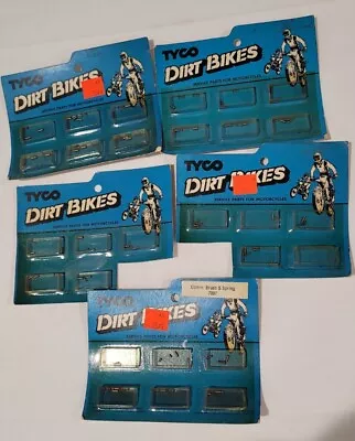 TYCO SLOT CAR HO MOTORCYCLE DIRT BIKES  28pc  COMM BRUSH & SPRING NEW OLD (AUC9) • $143.99