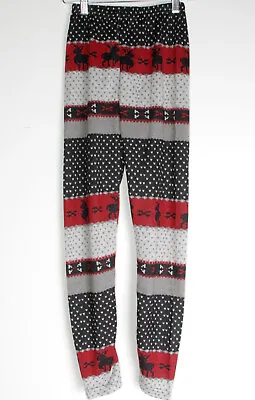 Aztec Fairisle Nordic Reindeer Snowflake Novelty Christmas Wool Knit Leggings 8 • £5.94