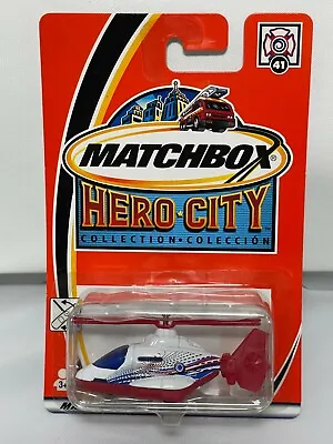 Matchbox Moc Hero City 2003 #41 Sea Rescue Helicopter  • $3.49