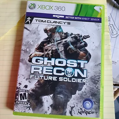 Tom Clancy's Ghost Recon: Future Solider Xbox 360 Disc Original Case And Manual • $7.99