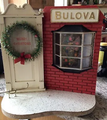 Vintage 1950’s Bulova Watches Store Display  Christmas Advertising - Electric • $345