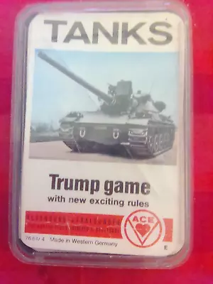 VINTAGE Top Trumps SCARCE ACE TANKS COMPLETE GOOD CONDITION • £3.99