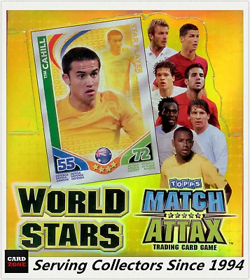 £102.42 • Buy 2 Boxes Of 2010 Topps Match Attax World Stars Trading Card Factory Box(24 X 2)