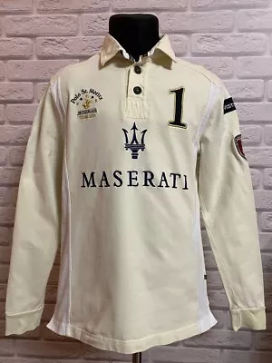 Vintage Maserati Royal St Long Sleeve Polo Shirt. Moritz • $149.99