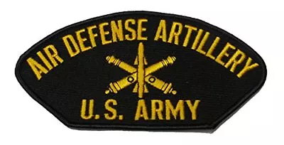 U S ARMY AIR DEFENSE ARTILLERY Patch - Gold On Black - Veteran Owned Business. • $15.78