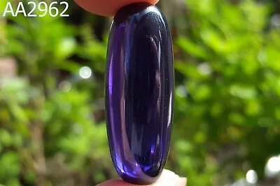 BIG Power Mystic Purple Shape Capsule Naga Eye Gem Crystal Thai Amulet #aa2962a • $45.08