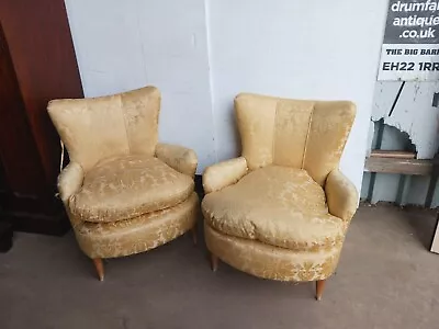 Pair Of Italian 1960's Armchairs • £295