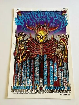 Emek Beautiful Monsters With Marilyn Manson Original Rock Concert Poster • $200