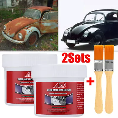 2Pack Car Anti-Rust Chassis Rust Converter Water-Based Primer Metal Rust Remover • $12.45