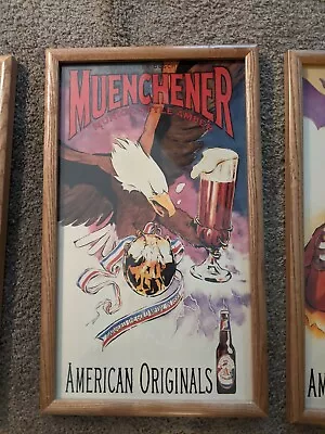 Anheuser Busch Muenchener American Originals Framed Poster • $49.99