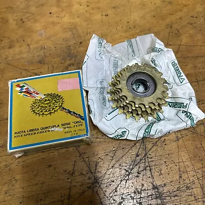 NOS NIB Regina ORO 5 Speed Type Freewheel 16-21 Tooth Gold  • $84.15