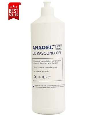£9.89 • Buy Anagel Conductive Ultrasound Gel 1L Bottle, Ultrasound Transmission Gel UK