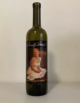 Marilyn Monroe Merlot Empty Wine Bottle Nappa Village 2001 Decor • $15