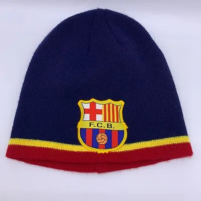 Barcelona FCB Football Barca Soccer Winter Beanie • $7.99