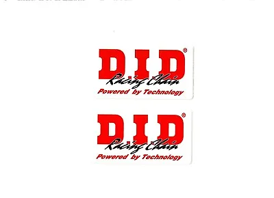 Sticker Set D.I.D Chain Motorcycle Superbike Motocross Moto GP  Racing • $4