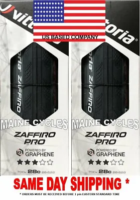 Vittoria Zaffiro Pro G 2.0 Graphene Clincher 700 X 28 All Black  USA Based • $33.90