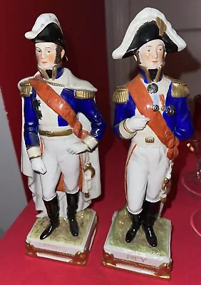 Napoleonic Wars Schiebe Alsbach French Soldiers PAIR Lannes & Ney Figurines • £250.21