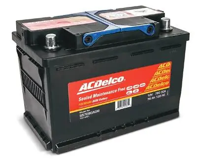 ACDelco S57090 AGM / DIN66H AGM (POLICE AUX) AH70 760CCA BATTERY • $379