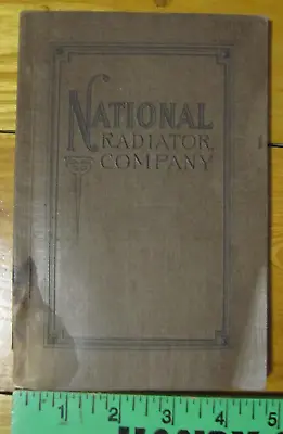 1909 NATIONAL RADIATOR COMPANY CATALOG 111 Pages JOHNSTOWN PA Victorian Home • $51.99