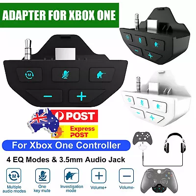 Stereo Headset Adapter For Microsoft Xbox One Controller Headphones Converter • $24.89