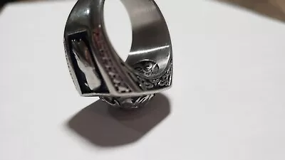 Viking Skull Ring Stainless Steel Eagle For Men Gothic Fashion Biker Jewelry  • $10