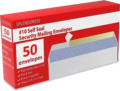 100#10 Envelopes Self Seal Business Envelopes Letter Legal Size 4-1/8 X 9 • $13.37