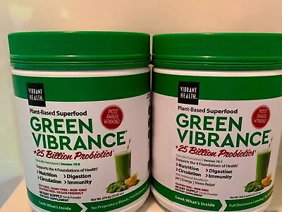 Vibrant Health Green Vibrance Version 19 - 2 X 60 Servings - $59.99 Each! • $119.97