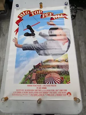 Vintage 1988 Movie Theater Poster *BIG TOP PEE-WEE*  27  X 41  Paul Reubens • $9.99