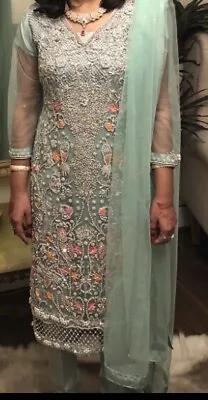 £39.99 • Buy Indian/Pakistani/Suit/Anarkali/Dress/Shalwar Kameez,Bridal/Mehndi/Khaadi/Maria B