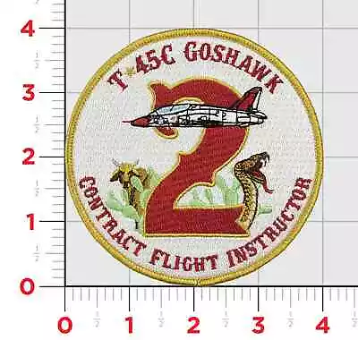 Nas Kingsville T-45 Goshawk Contract Flight Instructor Hook & Loop  Patch • $29.99