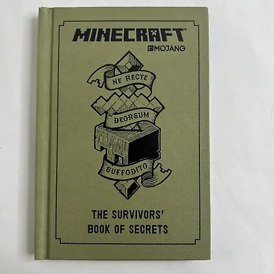 Minecraft: The Survivors' Book Of Secrets An- AB 9780399593208 Hardcover Mojang • $8.29