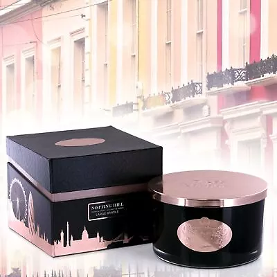 £34.99 • Buy Scented 3 Wick Luxury Fruity  Candle Notting Hill 400g By Ashleigh & Burwood