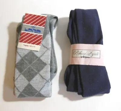 Women's Vintage Knee High Socks NEW OLD STOCK Schoolgirl Style. 1 From Italy! • $30