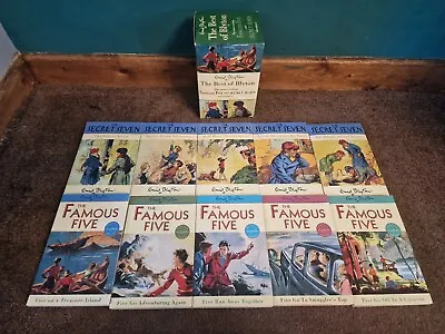 The Best Of Enid Blyton Famous Five & Secret Seven Box Set Used Good Condition  • £12