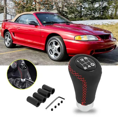 5 Speed Manual Gear Stick Shift Knob Shifter Lever Head For Ford Mustang Cobra • $14.13