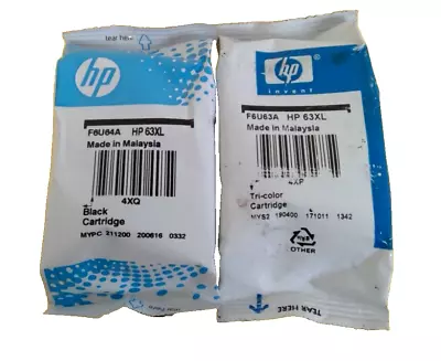 Genuine OEM HP 63XL Black-63XL Tri-color Ink Bulk Packaging FREE SHIPPING • $42.99