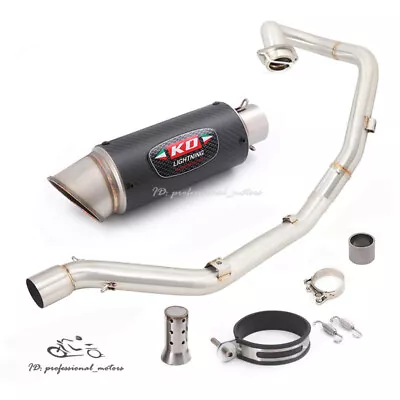 For Suzuki DRZ400SM DRZ400S 2000-2023 Carbon Exhaust Header Pipe Whole System • $247.15