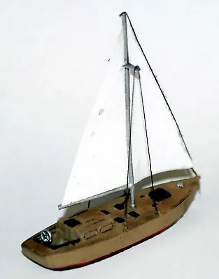 30ft Wooden Sailing Yacht NMB13 UNPAINTED N Gauge Scale Langley Model Kit Resin • £11.11