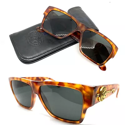 Gianni Versace Mod.372/DM Col.830 BD Brown Gold  Vintage Sunglasses Migos 221019 • $350