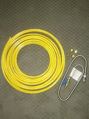Coated Copper Gas Line 1/2 X 50ft. Includes 48  Flex Valve And Flare Nuts • $170