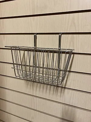 HD GRID WALL MESH BASKET DISPLAY STORAGE BASKET 12x 6 X6 • £7.99