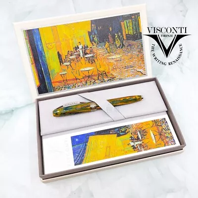 VISCONTI Van Gogh The Café Terrace On The Place Du Forum Roller Ball Pen • $229