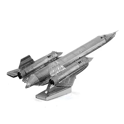 Fascinations Metal Earth SR-71 Blackbird Plane 3D Laser Cut Steel Model Kit • $8.95