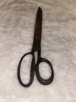 Vintage Metal Shears Tin Snips Scissors  Forged Steel 12   • $12.99