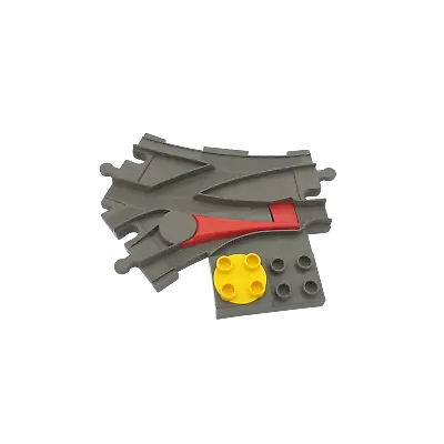 Lego® Duplo TRAIN Tracks DARK-GREY Track Switcher With 2 X 2 Studs • $8.75