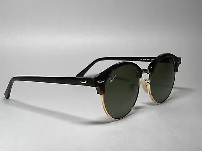 Pre-Owned Ray-Ban Sunglasses RB4246 990 Tortoise-Black/Green Classic G-15 51mm • $52.75