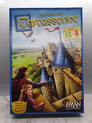 Carcassone Z Man Games 2-5 Players 7 Yrs Up Complete  2014 English Version • $12.95